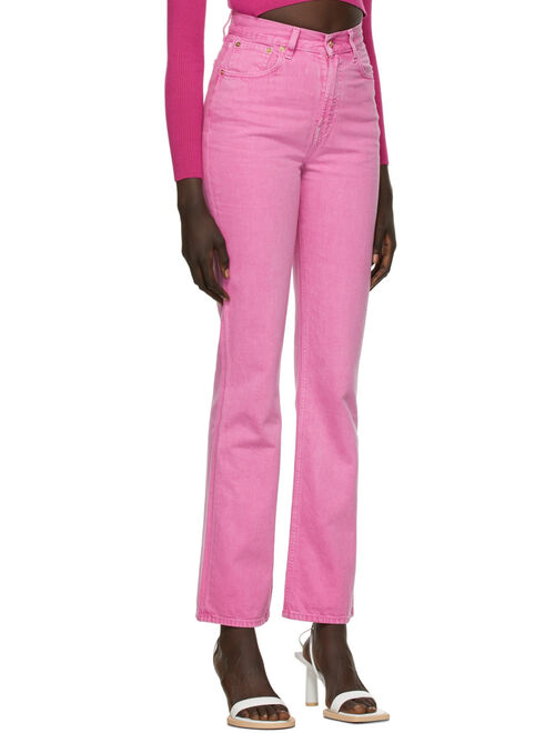 Jacquemus Pink 'Le De Nimes' Jeans