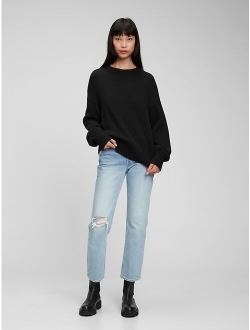 Slouchy Crew Neck Long Sleeve Sweater