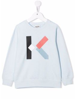 Kids logo-print sweatshirt