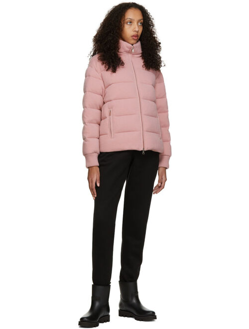 Moncler Pink Cashmere Blend Jacket