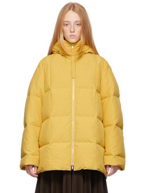 Jil Sander Yellow Down Quilted Jacket
