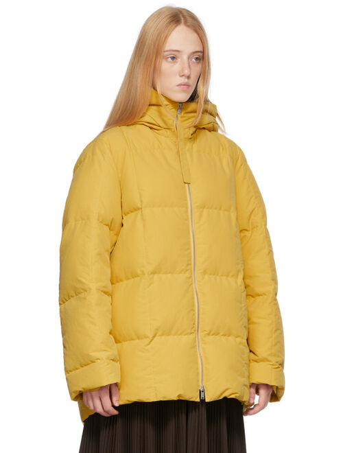 Jil Sander Yellow Down Quilted Jacket