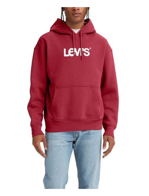 Levi's Men's Graphic Long Sleeve Relaxed Fit Pullover Hoodie