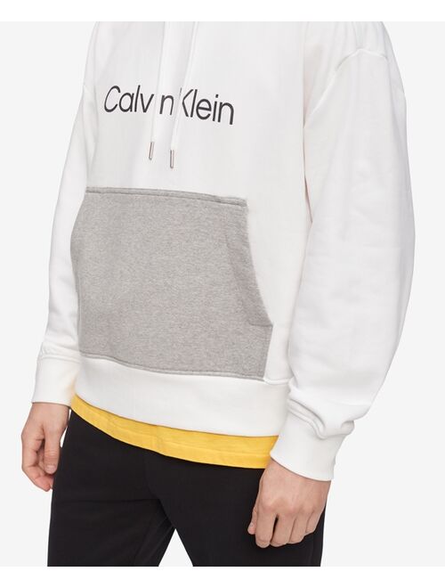 Calvin Klein Men's Colorblocked Logo-Print Hoodie