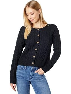 Cable Cardigan Top