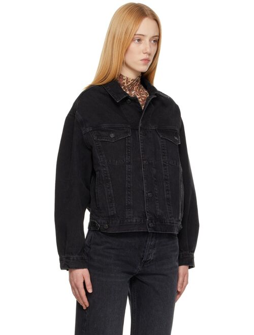 Agolde Black Charli Oversized Jacket