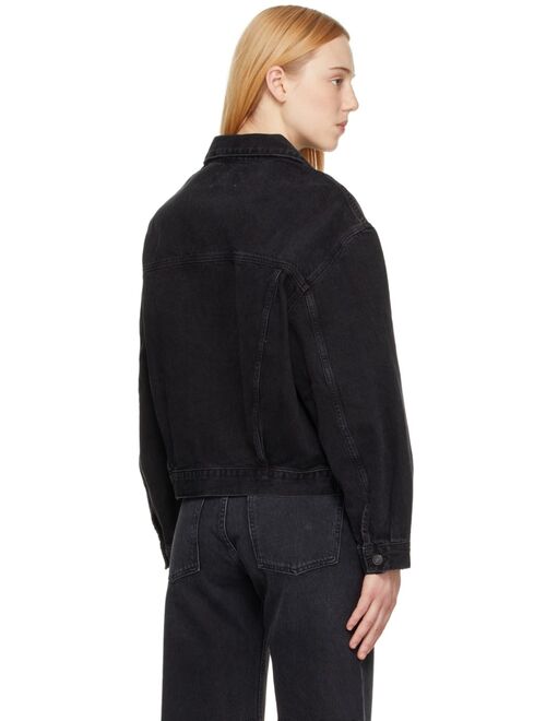Agolde Black Charli Oversized Jacket