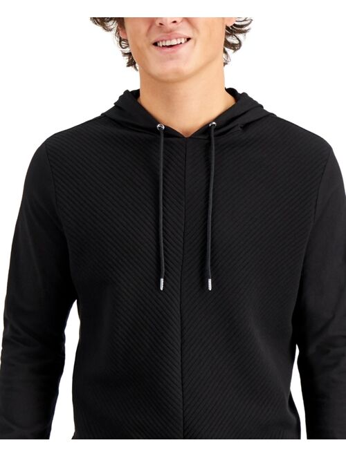 INC International Concepts Men's Changed Solid Regular Fit Long Sleeve Hoodie, Created for Macy's