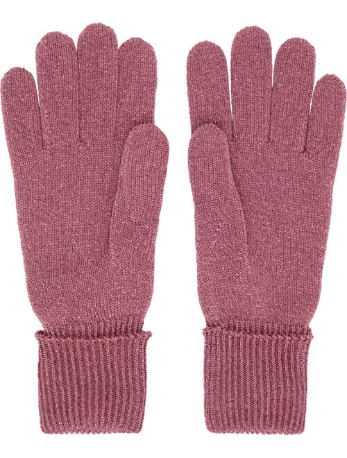 Gucci Pink & Gold Double G Gloves