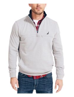 Men's J-Class Classic-Fit 1/4-Zip Fleece High Neck Sweatshirt