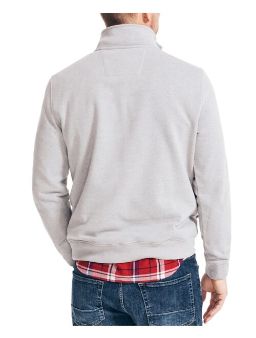 Nautica Men's J-Class Classic-Fit 1/4-Zip Fleece High Neck Sweatshirt