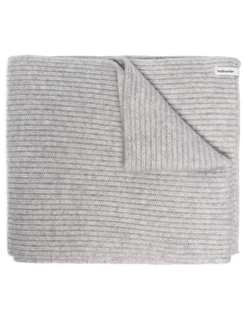 Holzweiler Tibo ribbed-knit cashmere scarf