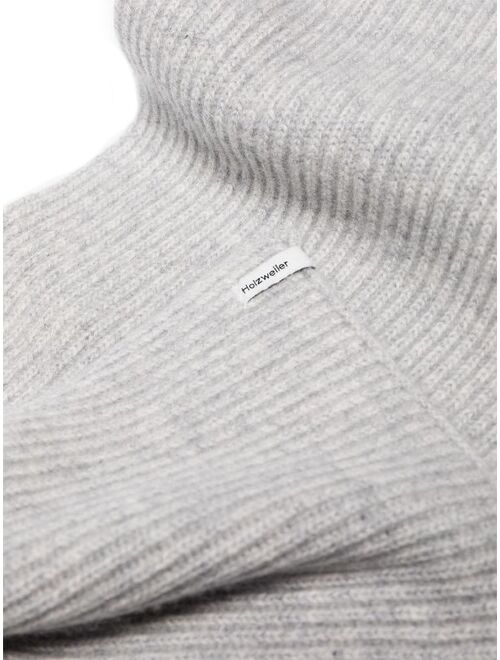 Holzweiler Tibo ribbed-knit cashmere scarf