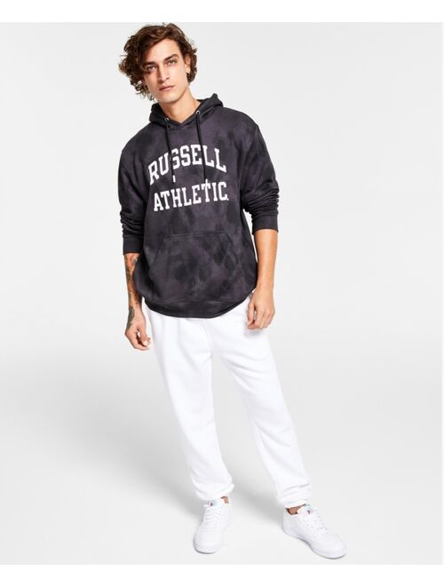Russell Athletic Men's Groovy Tie-Dyed Long Sleeve Pullover Hoodie