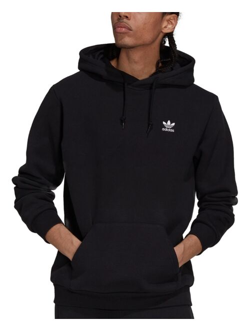 Adidas Men's Originals Logo Solid Long Sleeve Pullover Hoodie