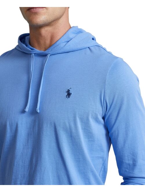Polo Ralph Lauren Jersey Cotton Solid Long Sleeve Pullover Hoodie
