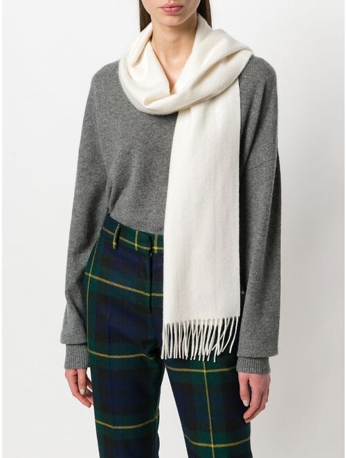 N.Peal woven cashmere scarf