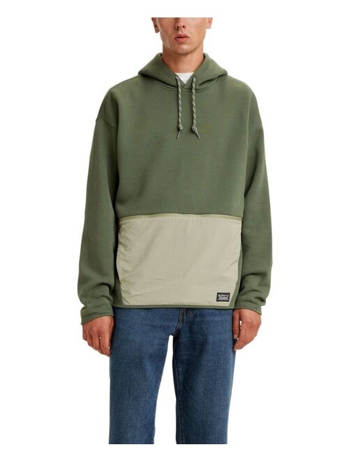 Levi's Men's Utility Colorblock Long Sleeve Pullover Hoodie