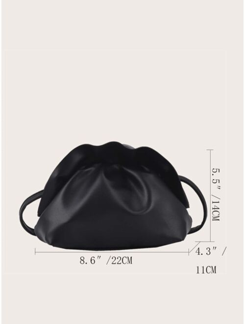 Shein Ruched Design Crossbody Bag