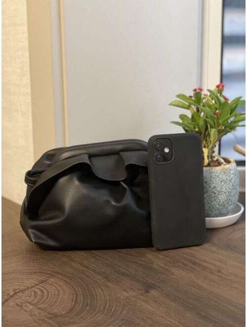 Shein Ruched Design Crossbody Bag