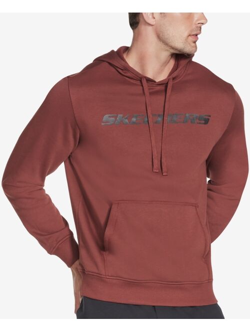 SKECHERS Men's Heritage Comfort-Fit Logo-Print Long Sleeve Pullover Hoodie