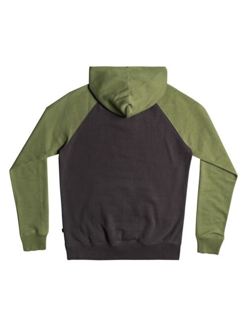 Quiksilver Men's Everyday Colorblock Raglan Sleeve Pullover Hoodie
