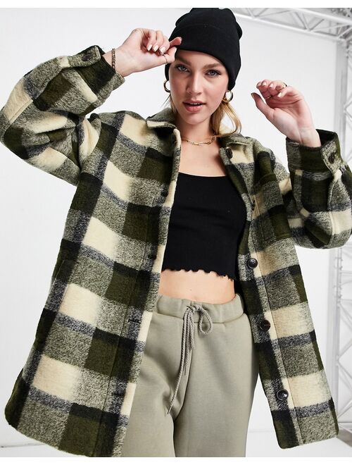 Madewell shacket in plaid