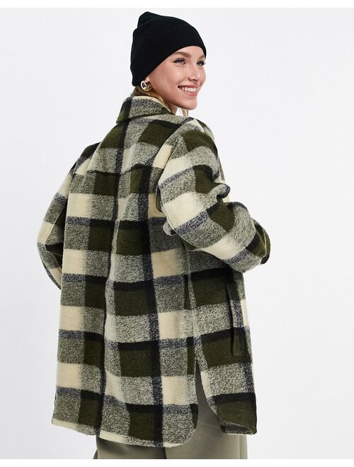 Madewell shacket in plaid