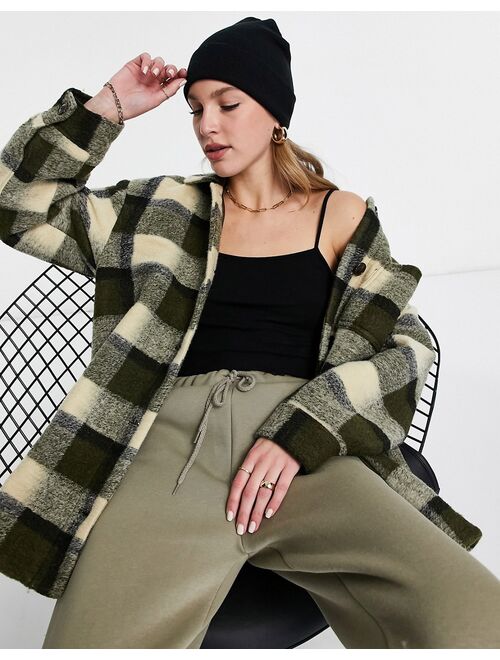 Madewell shacket in plaid