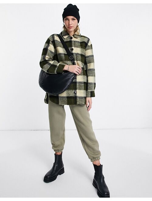 Madewell shacket in plaid