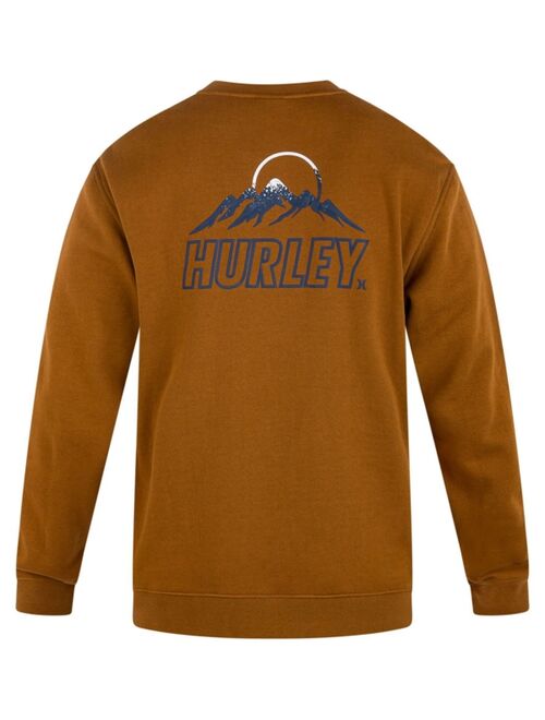 Hurley Men's Everett Summer Crew Neck Long Sleeve Sweatshirt