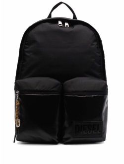 high-shine pocket backpack