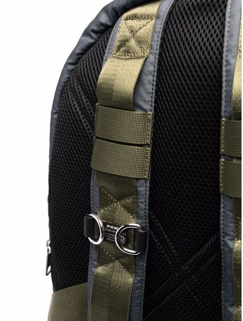 Diesel military-detail backpack