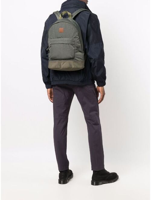 Diesel logo-patch backpack