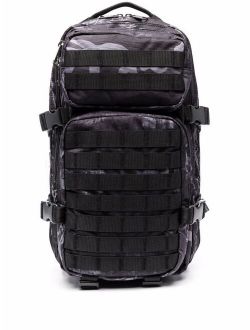 camouflage multi-compartment backpack