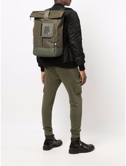 Diesel patch-pocket backpack
