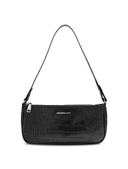 Amelie Galanti Shoulder Handbag for Women, Retro Clutch Handbag, Classic Shoulder Purse with Vegan Leather and Convertible Strap