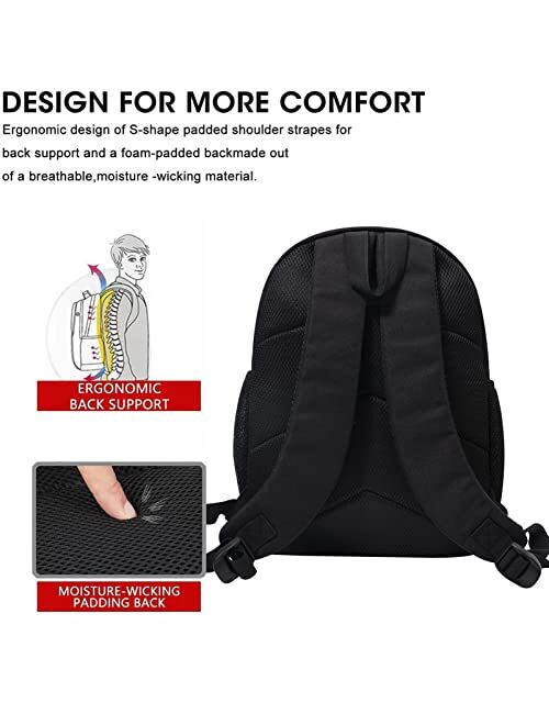 Teetyesy Fidget Backpack for School ,Pop-On-It Backpack,Fidget School Book Bags for Kids Teenagers Adjustable Shoulder Strap