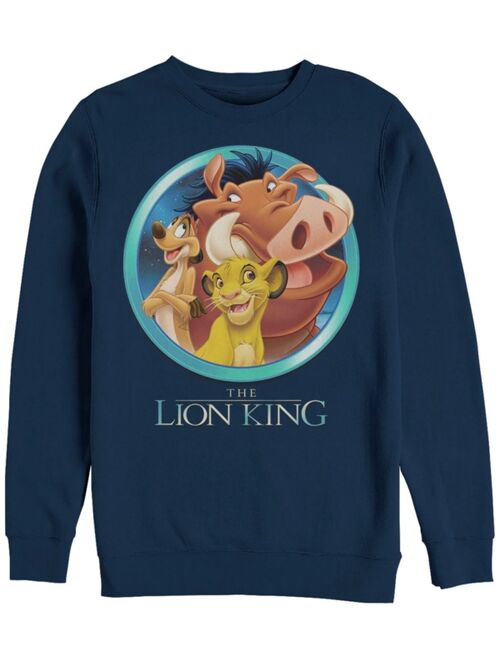 Disney Men's Lion King Best Friends, Crewneck Fleece