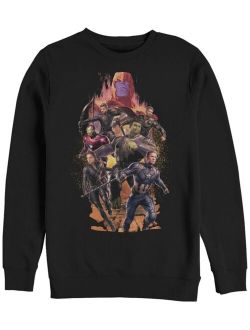 Men's Avengers Endgame Final Battle Group, Crewneck Fleece