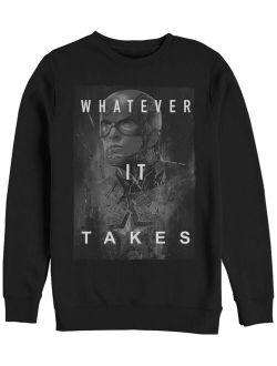 Men's Avengers Endgame Whatever It Takes, Crewneck Fleece