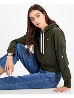 Tommy Jeans Cropped Logo Hoodie
