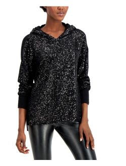 Sequin-Front Hoodie, Created for Macy's