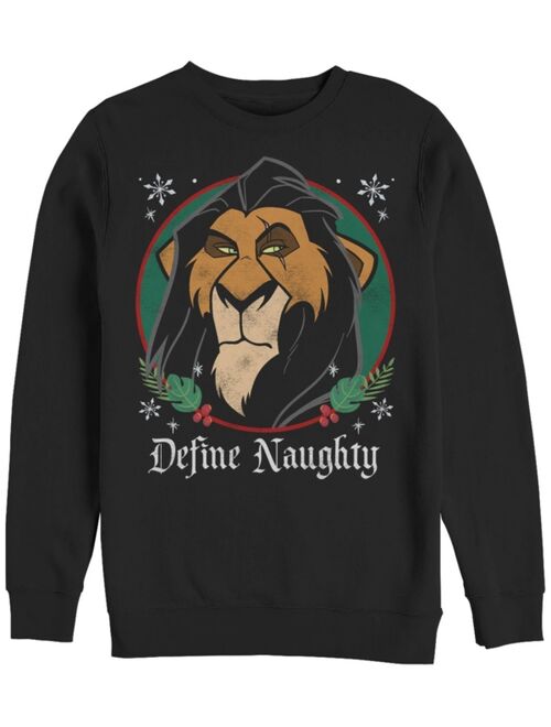 Fifth Sun Men's Lion King Define Naughty Sweatshirt