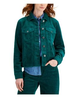Style & Co Cropped Corduroy Jacket, Created for Macy's