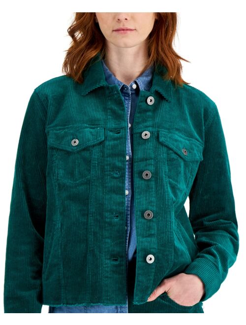 Style & Co Cropped Corduroy Jacket, Created for Macy's