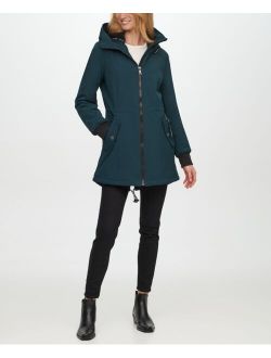 Women's Fleece-Lined Hooded Raincoat