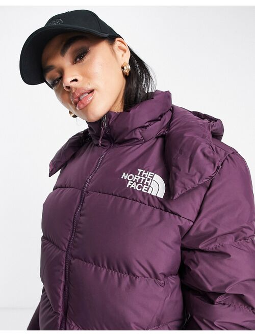 The North Face Triple C parka coat in purple