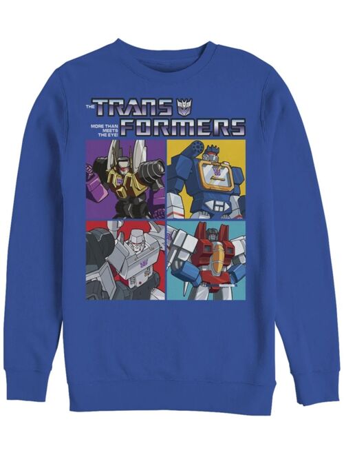 Fifth Sun Men's Transformers Generations Decepticon Box Fleece Sweatshirt