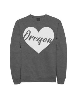 Juniors' Oregon Heart Fleece